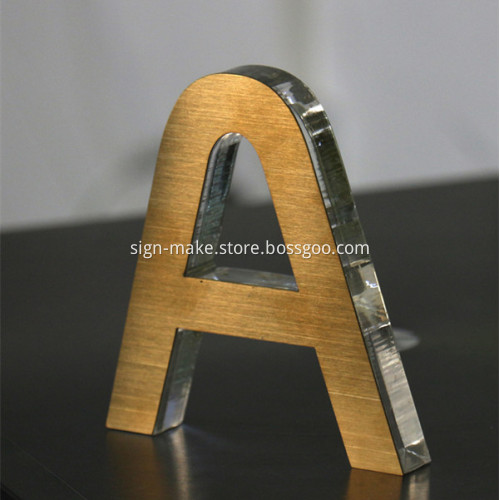 Acrylic Letter Signs Clear Colors